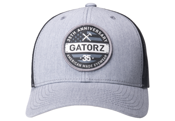 Gatorz Snapback Hat, Heather/ Black, Woven 35th Anniversary Patch